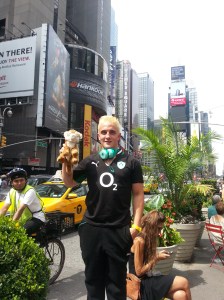 Time Square NYC where the ball falls on New Years