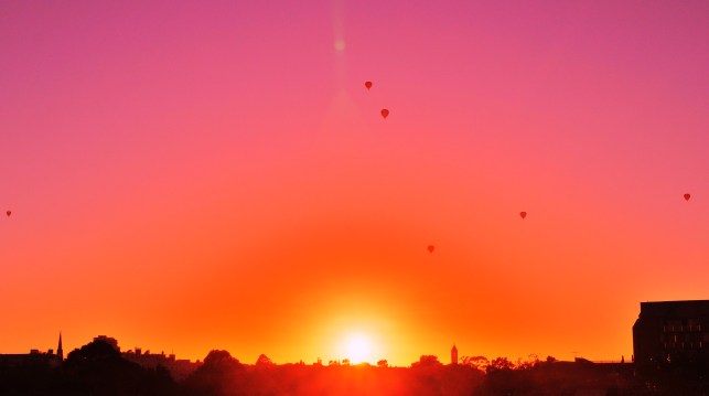 Balloons in the Melbourne Sunrise 2