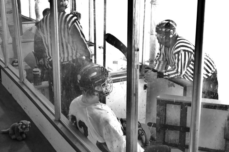 I had to have serious words with #31, he got binned for foul play. Not on!