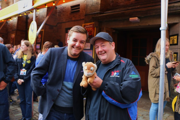 Johnny Vegas and Alex Brooker