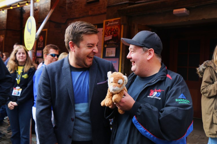 Johnny Vegas and Ed