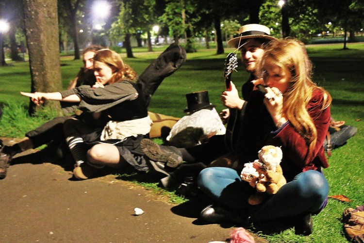 Random People in Park