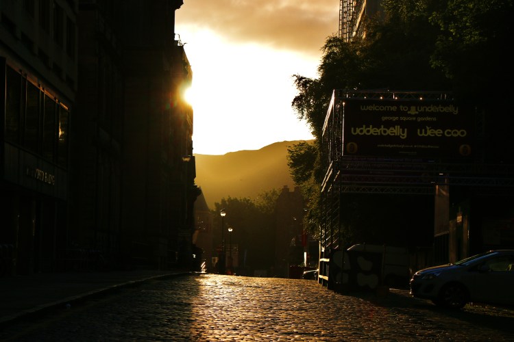 Sunrise over underbelly