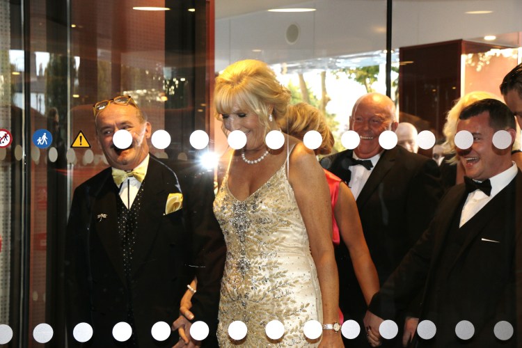 Brendan and Family coming through the door