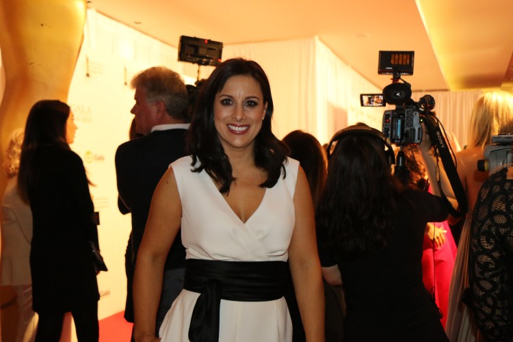 Lucy Kennedy behind the cameras