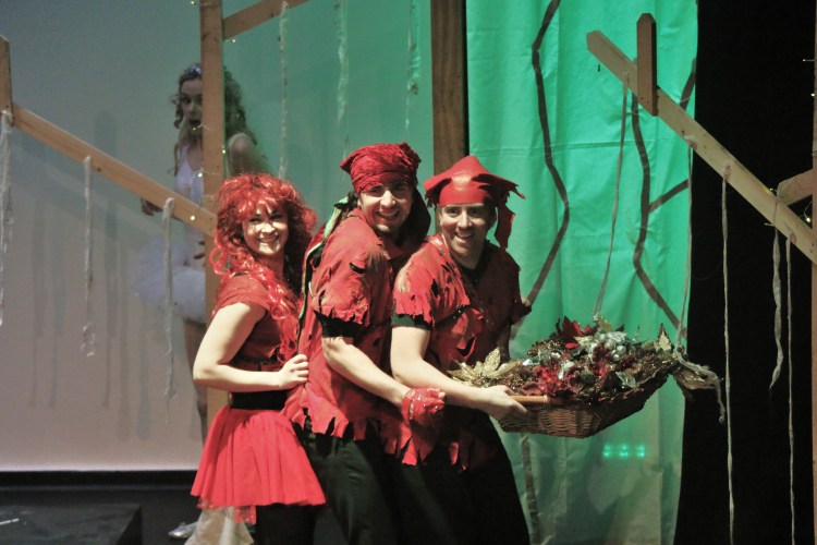 Three guys and hiding fairy